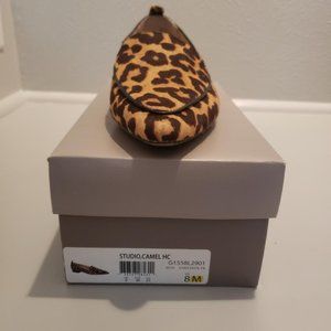 Franco Sarto Leopard Loafers